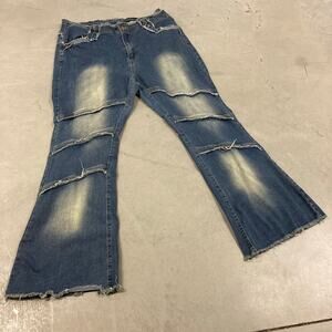 y2k faded  bootcut Jeans 34x29